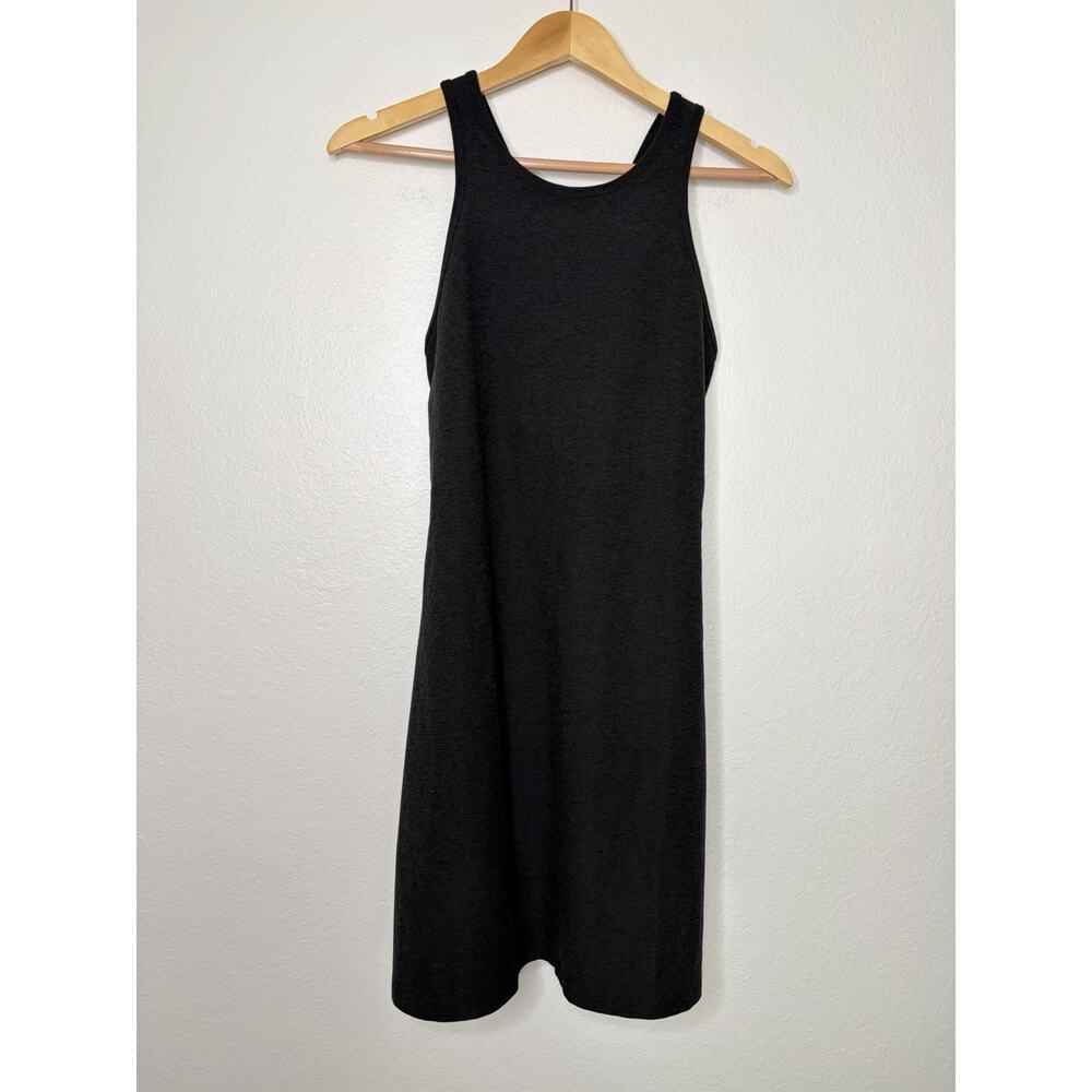 Beyond Yoga Black Midi Tank Dress